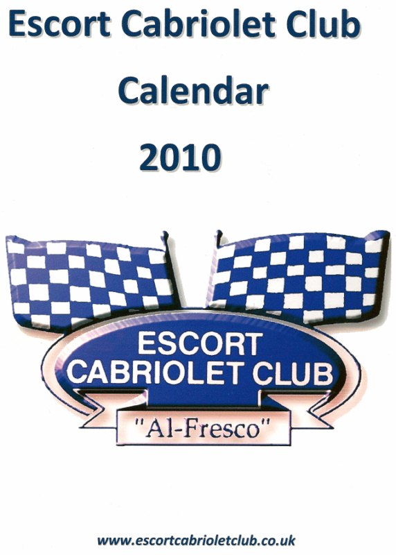 Club Official 2010 Club Calendar